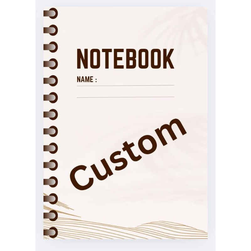 Jual Notebook/blocknote/Buku catatan kecil bisa custom bentuk buku ...