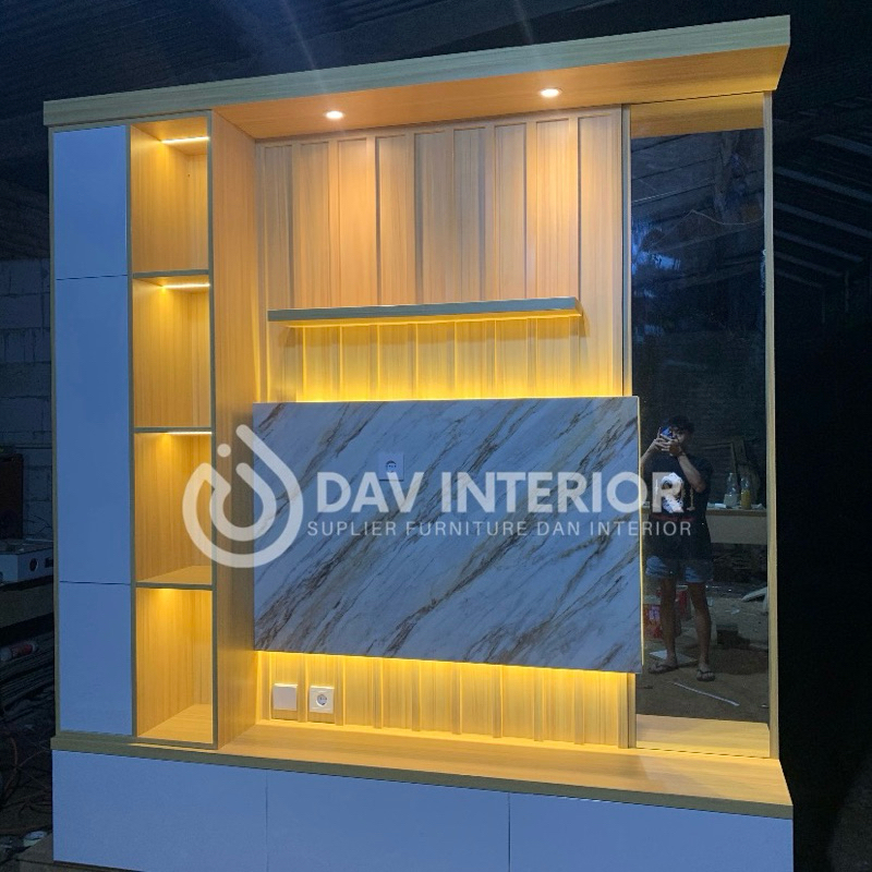 Jual backdrop tv minimalis / rak tv modern model terbaru | Shopee Indonesia