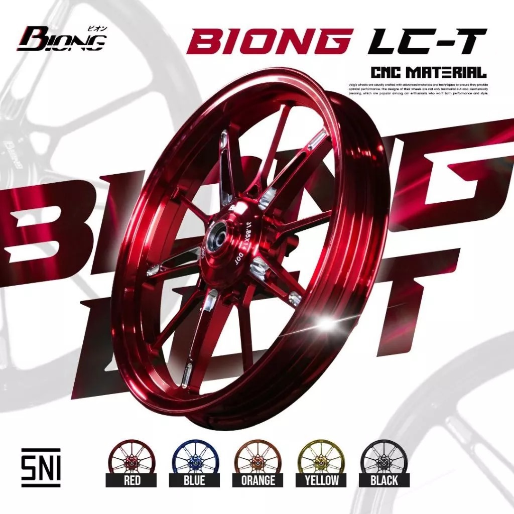 Jual Velg Velag Racing Biong Full CNC SNI Tipe LC-T Vario 110 Beat ...