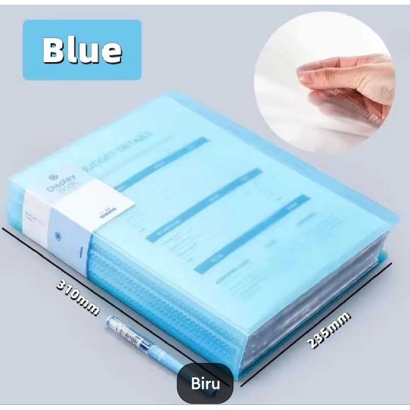 Jual Folder penyimpanan ukuran A4 dengan 20 kantong | Shopee Indonesia