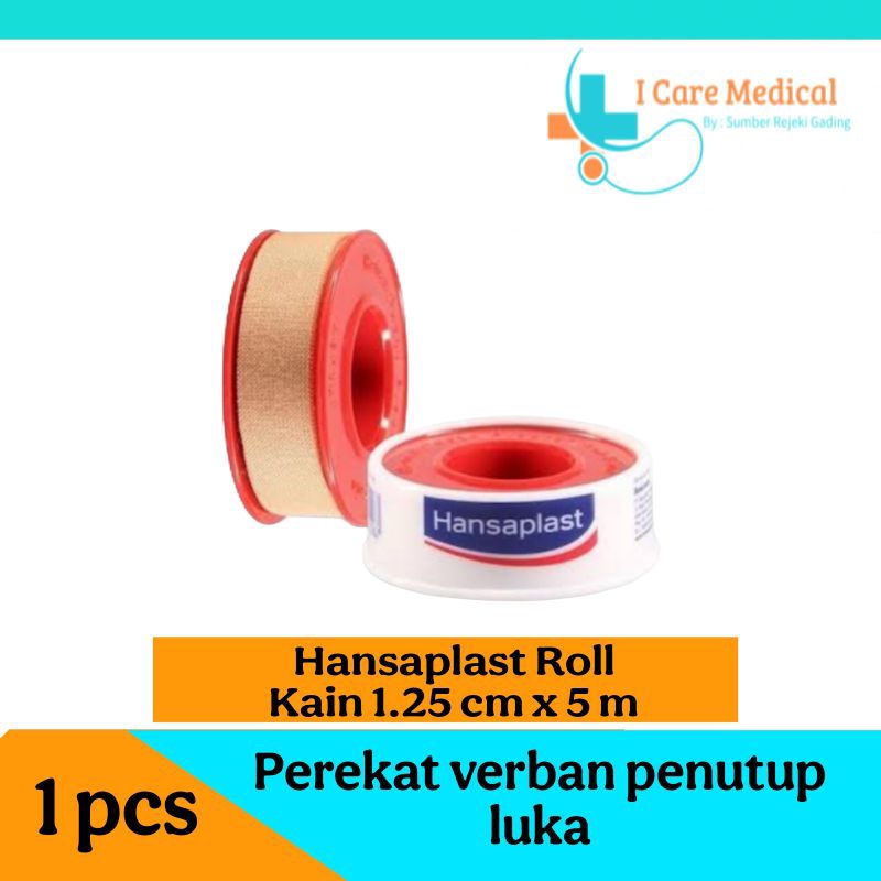 Jual Hansaplast Roll 1,25 cm x 4.5 m - Ideal for Sensitive Skin - untuk ...