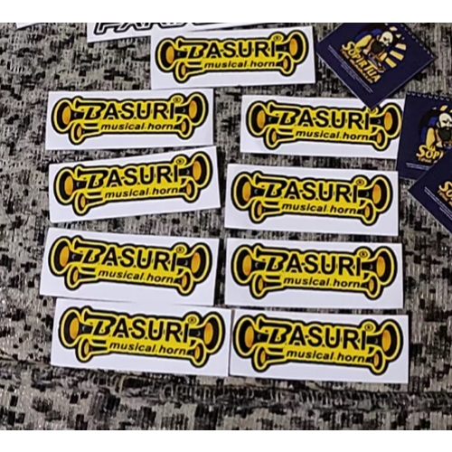 Jual STIKER BASURI Musical Horn - Sticker Print Cutting Bahan Awet ...