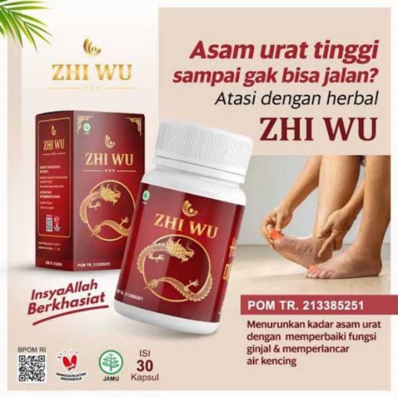 ZHI WU Ramuan Leluhur China Membantu mengatasi Asam Urat,Rematik & Radang Syaraf