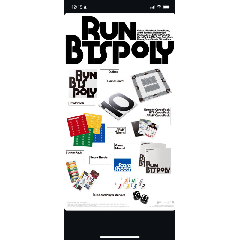 Jual [PO] RUN BTS POLY | Shopee Indonesia