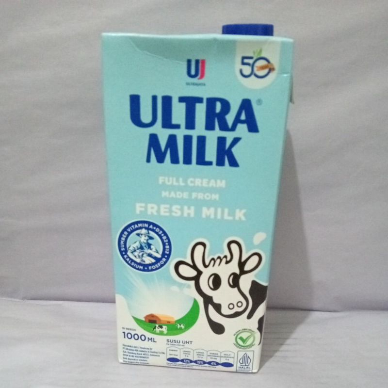 Jual Ultra Milk UHT Full Cream 1000ml | Shopee Indonesia