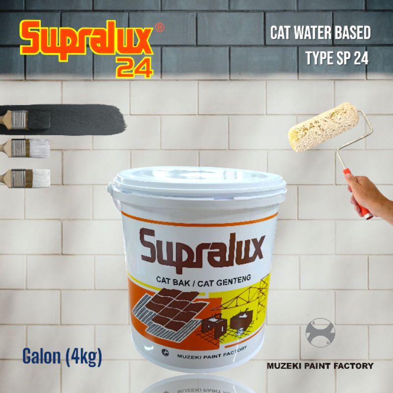 Jual SUPRALUX Cat Genteng SP 24 4kg (Galon) | Shopee Indonesia