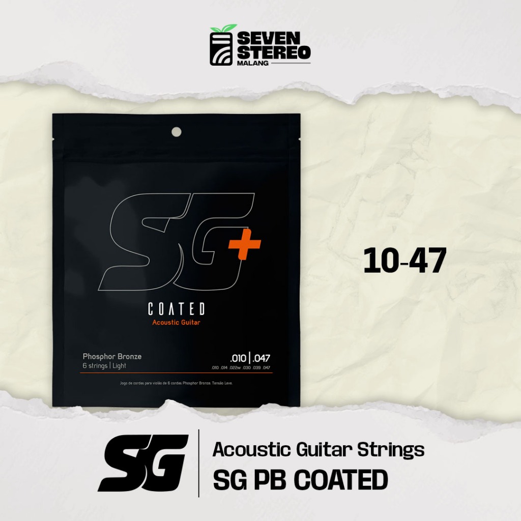 Jual SG Strings Plus 6690C Coated Acoustic Guitar String 10-47 – Suara ...