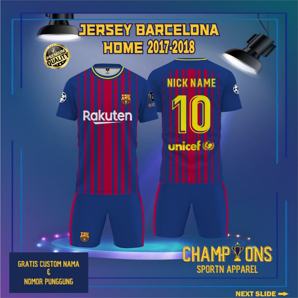 MAILLOT NIKE FC Barcelone 2016-2017 Home Qatar WC - Messi 10 I Home Badge Barca EUR 599,95 - FR