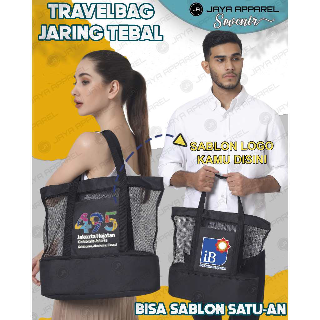 Jual Jaya Apparel-Travelbag-Tas Olahraga Renang-Totebag Sovenir-Tas ...