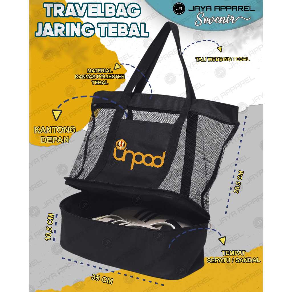 Jual Jaya Apparel-Travelbag-Tas Olahraga Renang-Totebag Sovenir-Tas ...