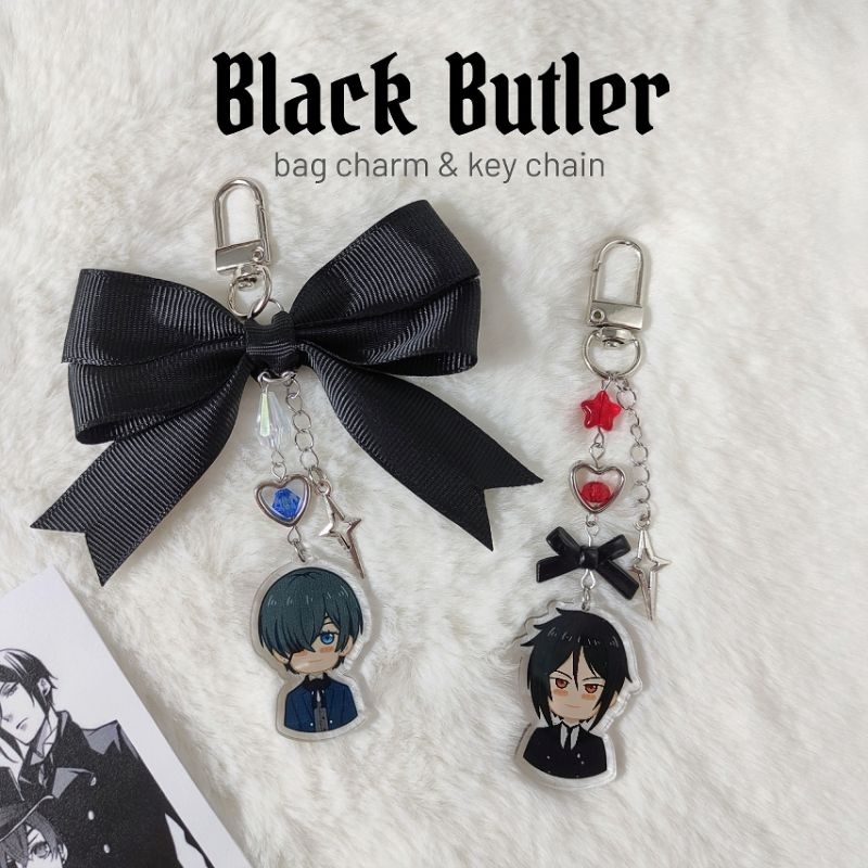Jual BLACK BUTLER BAG CHARM & KEY CHAIN | Shopee Indonesia