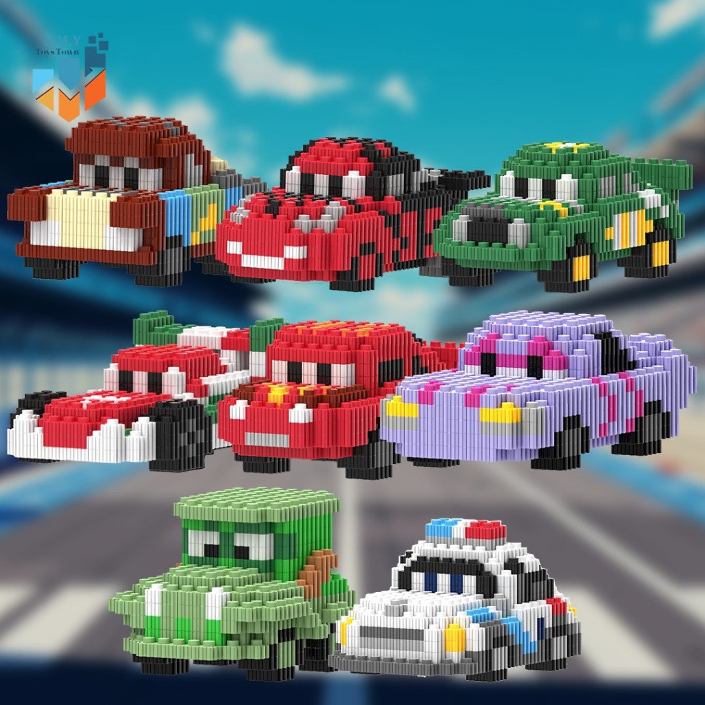 Jual SMY Toystown Mobil Cars Nano Block Mini Bricks Mainan Balok Susun ...