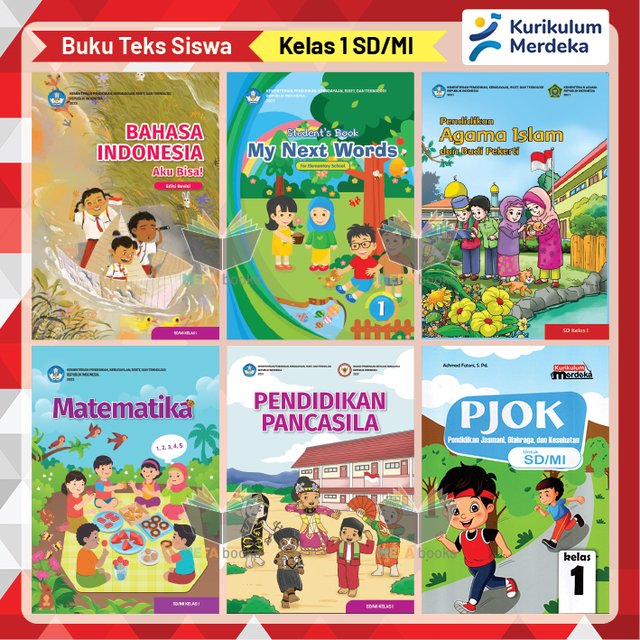 Jual Buku Siswa Kelas 1 SD Kurikulum Merdeka Buku Paket Kemendikbud ...