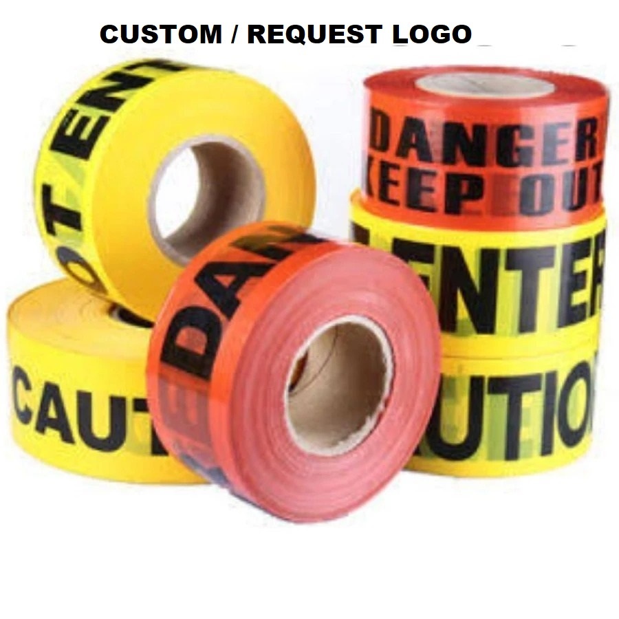 Jual Police Line Pembatas jalan Garis Polisi Barricade Tape CUSTOM LOGO ...