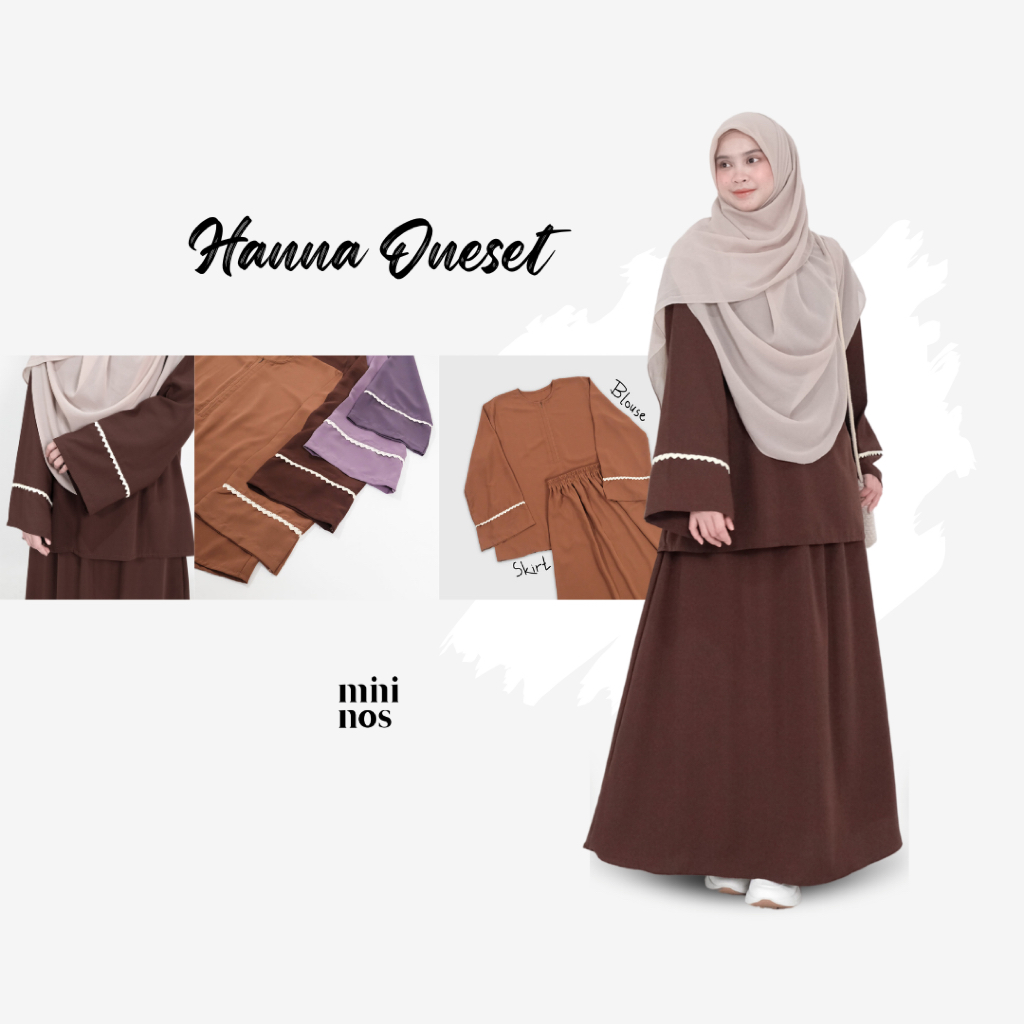 Jual Mininos Hanna One Set Renda | Setelan Atasan Rok Remaja Muslimah ...