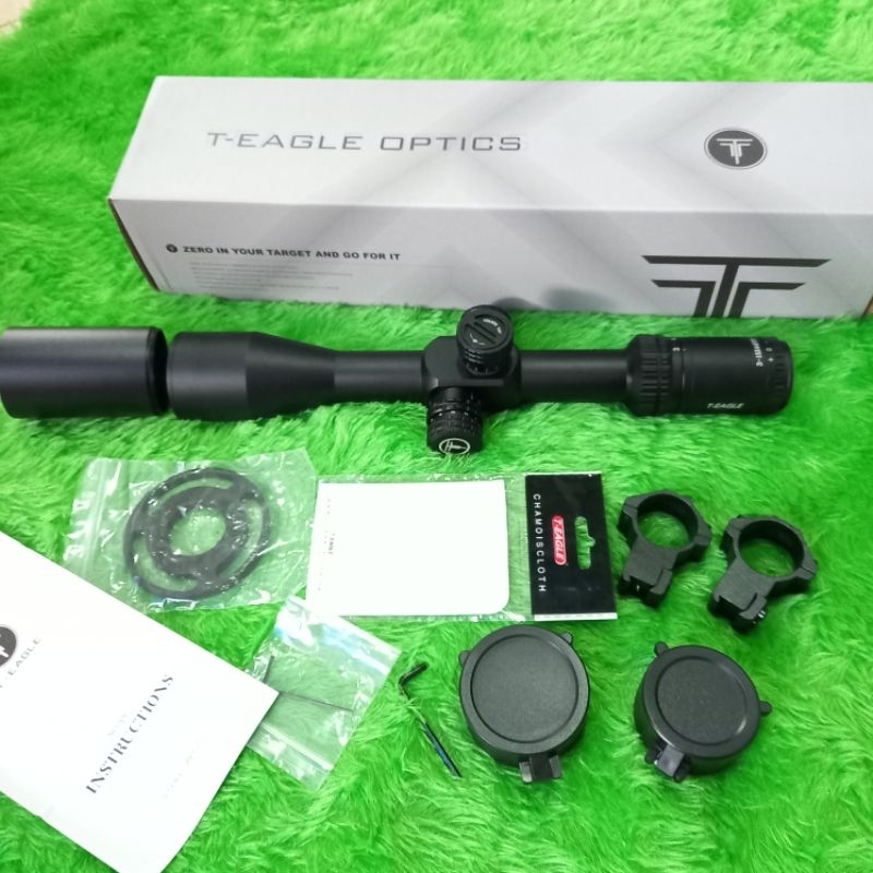 Jual Telescope T eagle 3-15x44sfir ffp retikel nyala titik | Shopee ...