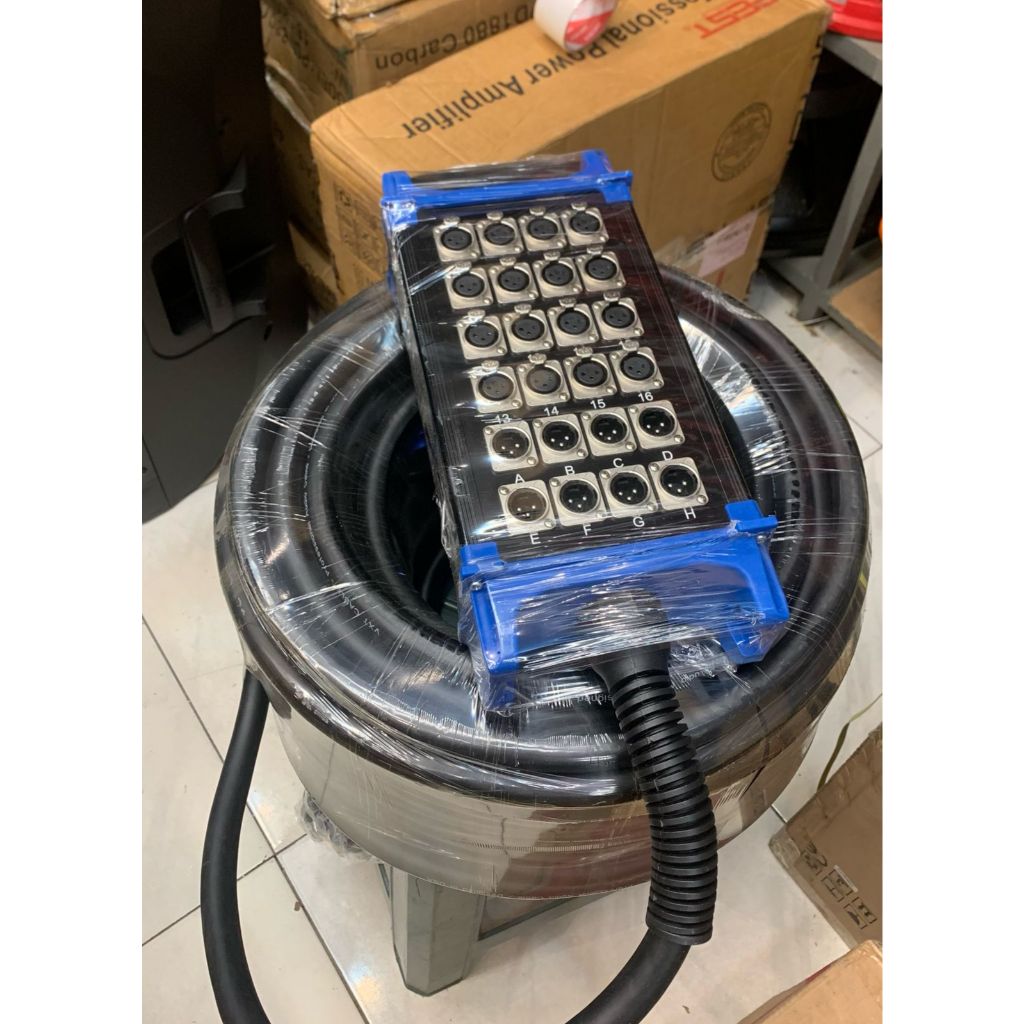 Jual Kabel Snake VXT 24 Channel 16 In 8 Out 50 Meter Original | Shopee ...