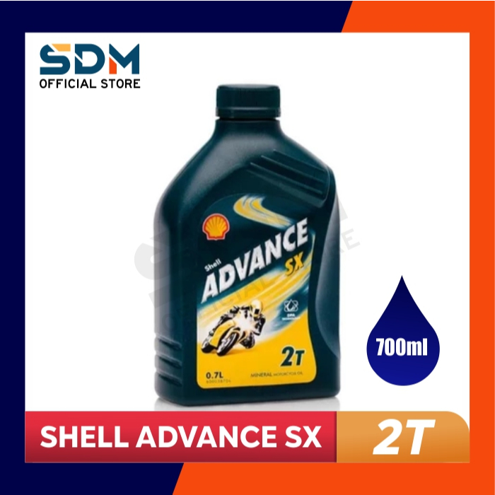 Jual Oli Shell Advance SX2 2T 2Tak Oli Samping 0.7L 700ml 100% Original ...