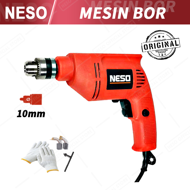 Jual NESO Mesin Bor 13mm （COD）Listrik Impact Drill Electric Drill Bolak ...