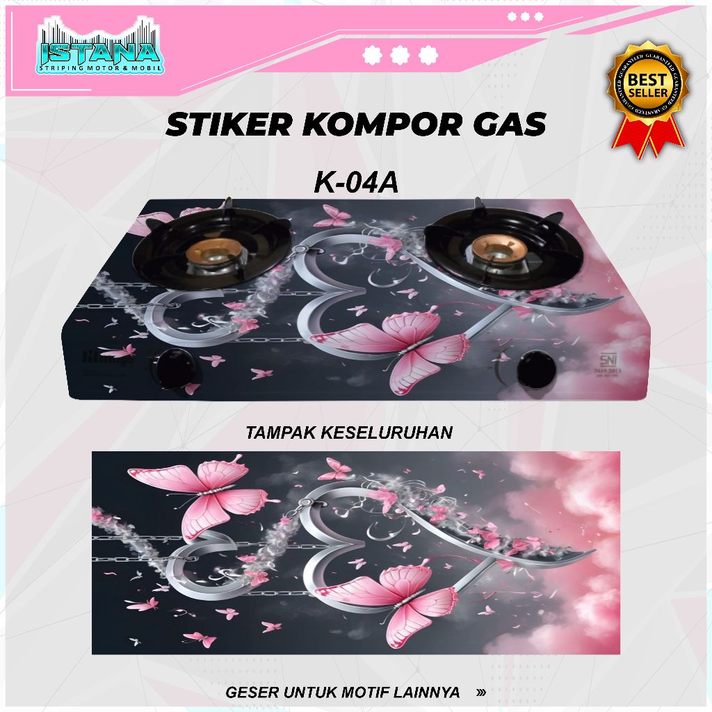 Jual STICKER KOMPOR GAS MAGICOM MOTIF VARIASI TERBARU-STICKER KOMPOR 1 ...