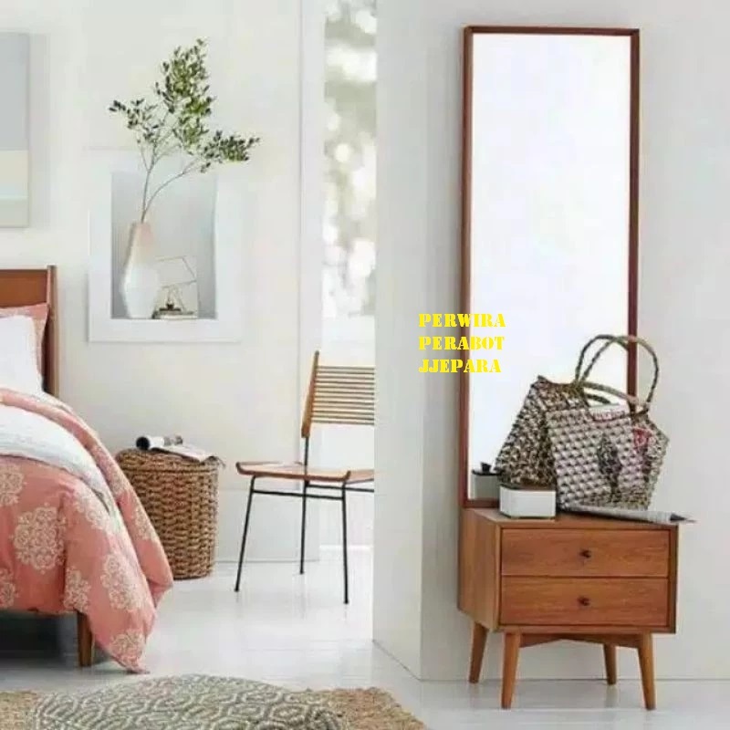 Jual Meja Rias Mini Natural Jati – Model Compact untuk Ruangan ...