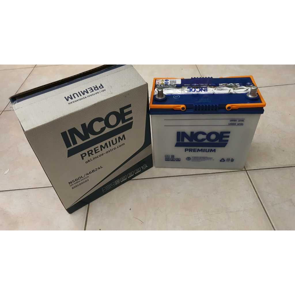 Jual Aki Basah Incoe Premium 46B24L/NS60L (45AH) | Shopee Indonesia