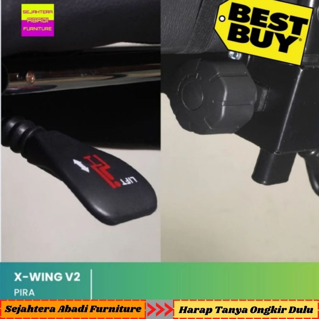 Jual Prodesign kursi kantor GC WINGS kursi gaming dengan sandaran kaki ...