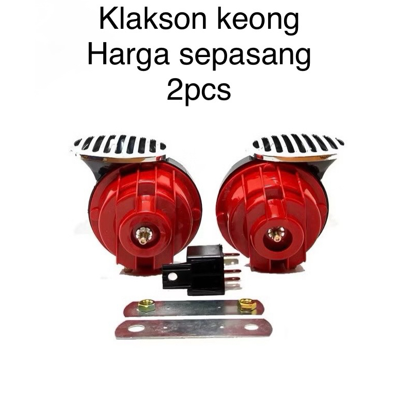 Jual Klakson Keong Motor mobil -BSM Isi 2 Pcs+Riley Universal Cocok ...
