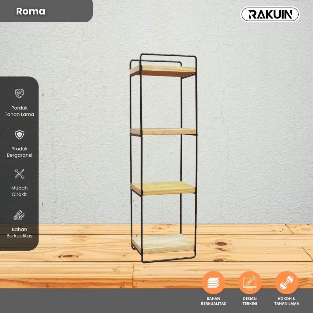 Jual ROMA MINI - RAK SUSUN MINI AMBALAN KAYU AESTHETIC MINIMALIS DENGAN ...