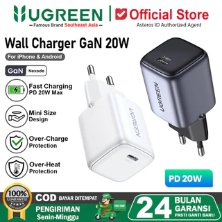 UGREEN Kepala Charger PD Type C GAN Fast Charging 20w 90664 15324
