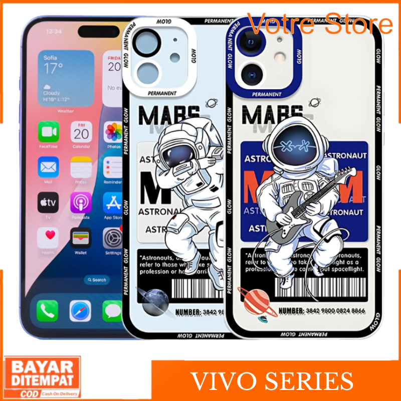 REY Cover In Gel TPU Anti-Shock Per VIVO Y55 5G, Y75 5G, T1 5G, Y33S, IQOO U5 5G, Z6 5G – Custodia Morbida Sottile E Trasparente