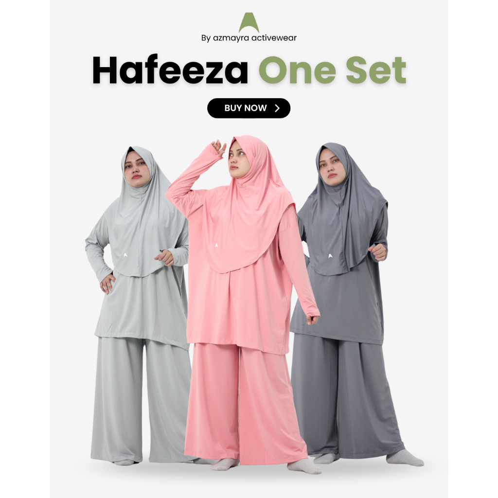 Jual AZMAYRA One Set Hafeeza / Setelan Olahraga Muslimah | Shopee Indonesia