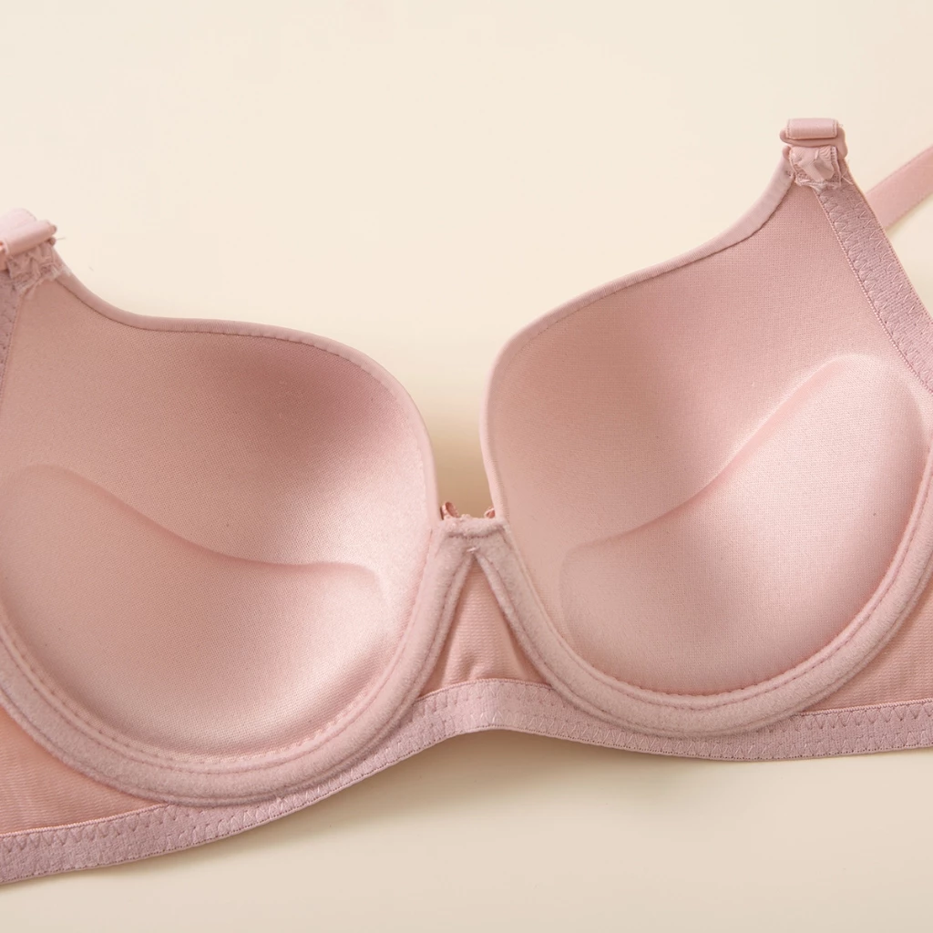 Detail Rib Fabric Cool Half Cup