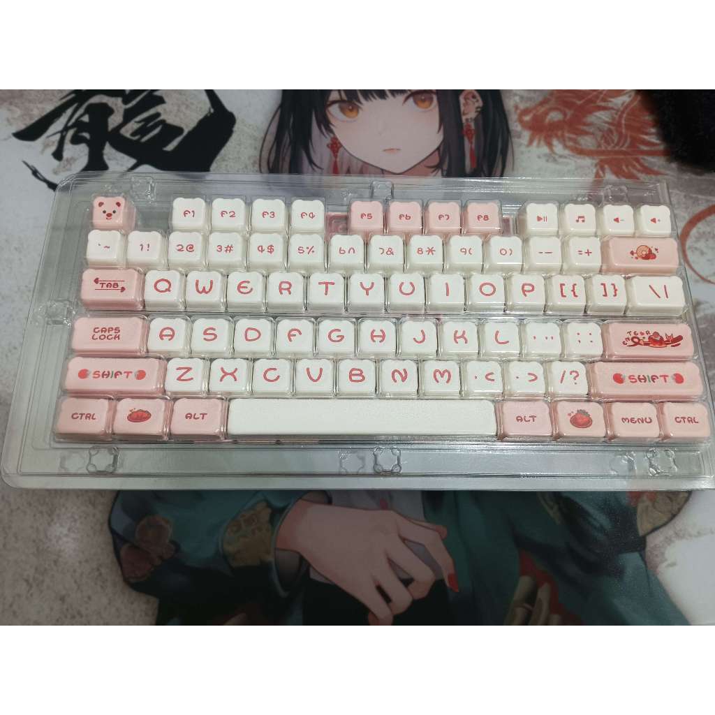 Jual Akko Dim Sum Bear OEM Profile Keycaps Mechanical Keyboard - bekas ...