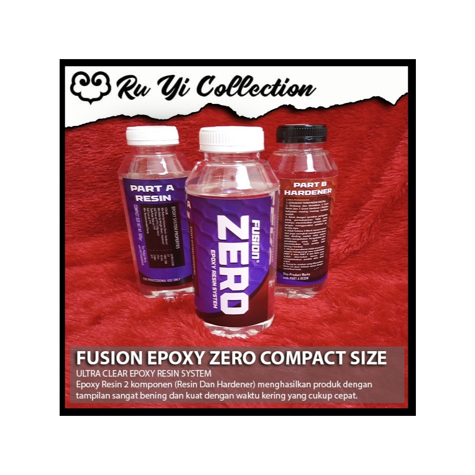 Jual FUSION EPOXY ZERO 1,5 KG ULTRA CLEAR / RESIN CARBON JORAN ...