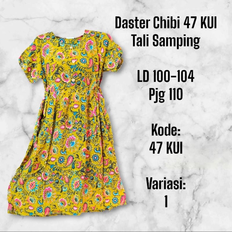 Jual Daster Chibi Kencana Ungu Label Hijau Kode 47 Tali 4 Menyusui ...