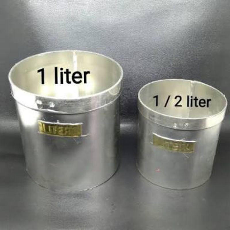Jual Literan beras Takaran beras ukuran 1/2liter dan 1liter | Shopee ...