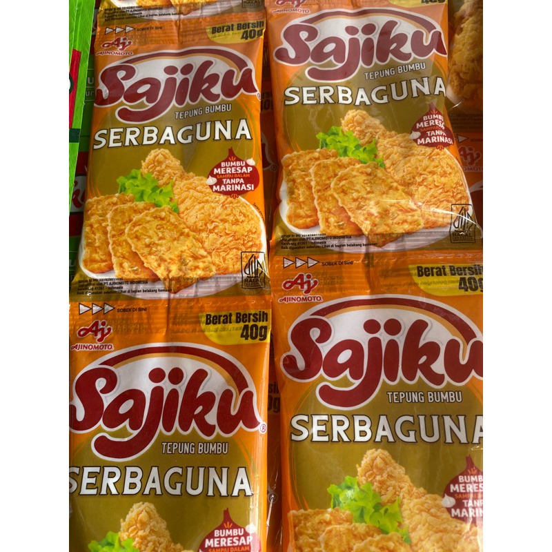 Jual Sajiku Tepung Serbaguna 40 gram Renceng @1Renceng isi 10 Pcs ...