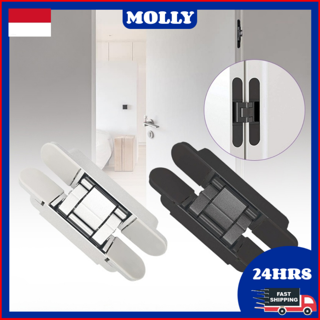 Jual 1Set Engsel Tanam Pintu Invisible Hinges Engsel Door Hinge Dengan ...