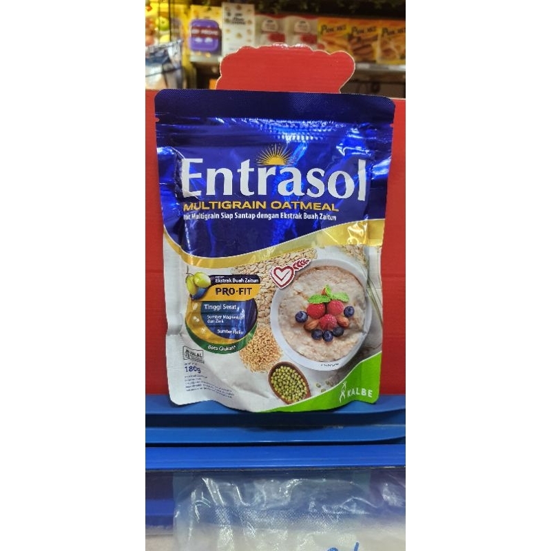 Jual Entrasol Multigrain Oatmeal Dengan ekstrak Buah Zaitun 180gr ...