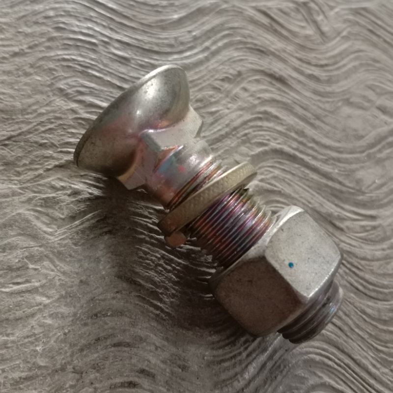 CB ½ X 1½ INCH BAUT 19 CMT DISC PIRINGAN BAJA PUTIH BAUT PAYUNG BAUT PAGAR BAUT TRUK TRAKTOR CARRIAGE BOLTS PLOWPART, ONDERDIL SPAREPART KOMPONEN MESIN TRAKTOR, SUKU CADANG ALAT PERTANIAN & PERKEBUNAN PANEN TANAM AGRICULTURE COMBINE HARVESTER