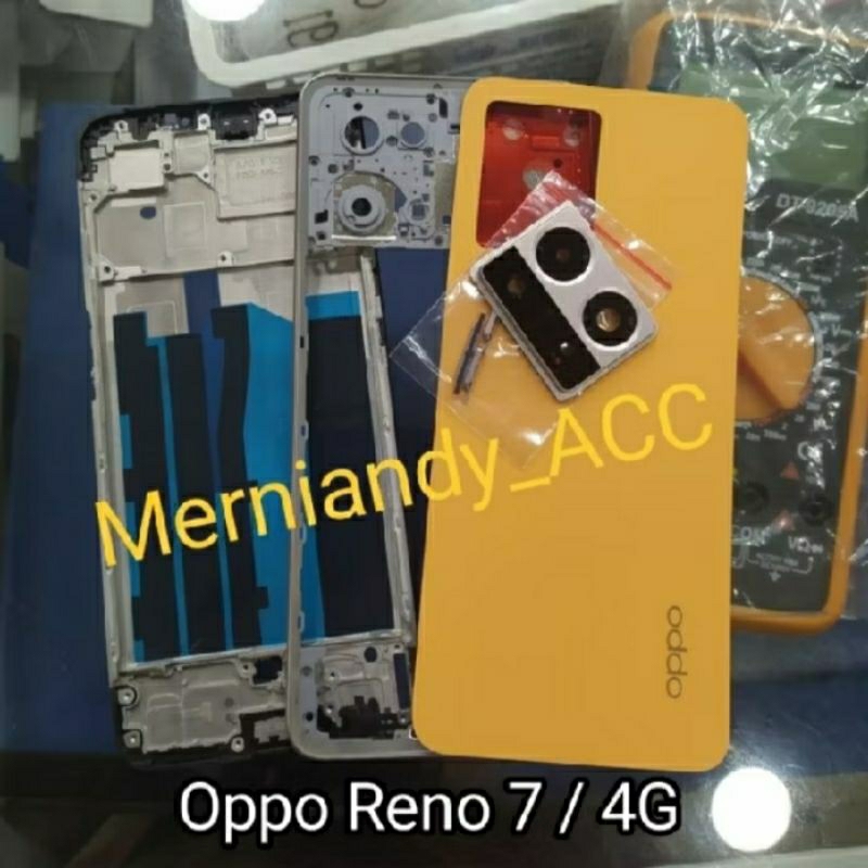 Jual Housing Kesing Casing Fullset Oppo Reno 7 4G Tulang Frame Lcd ...