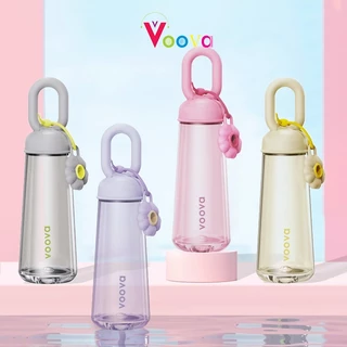 VOOVA 500ML Botol Transparan/ Botol Minum/ Water Bottle/ Tumbler Olahraga/ Botol Portable / Botol Minum Plastik