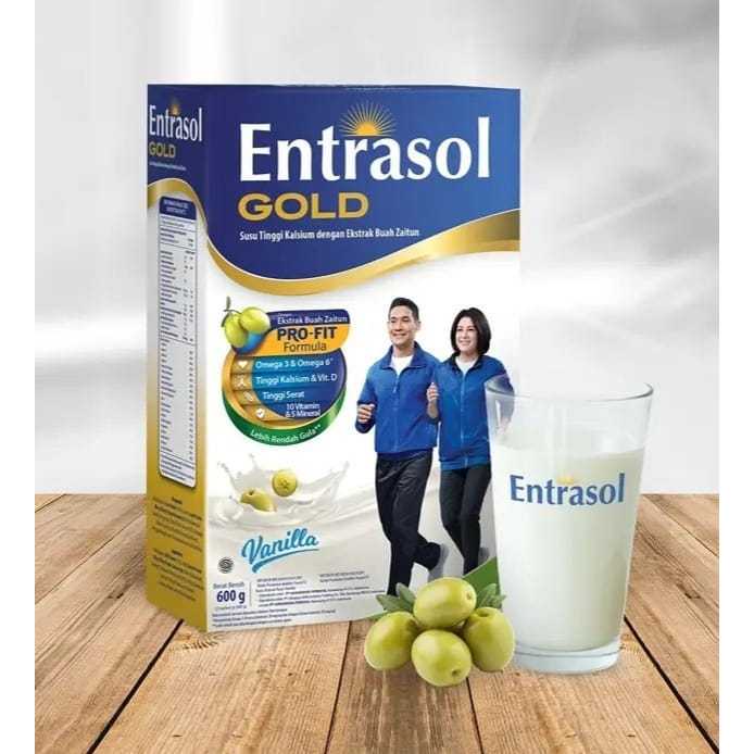 Jual Entrasol Gold Vanilla 600gr | Shopee Indonesia