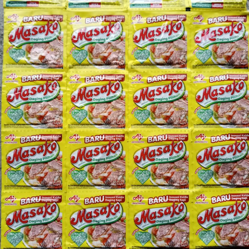 Jual (1 Renceng 12 Sachet) Masako Bumbu Penyedap Rasa Sapi / Ayam 8,5gr ...