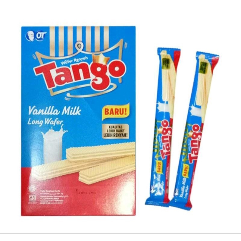 Jual Tango ( BOX 500) Wafer rasa Coklat/ Straw /Vanilla 20 PC X 5 GR ...