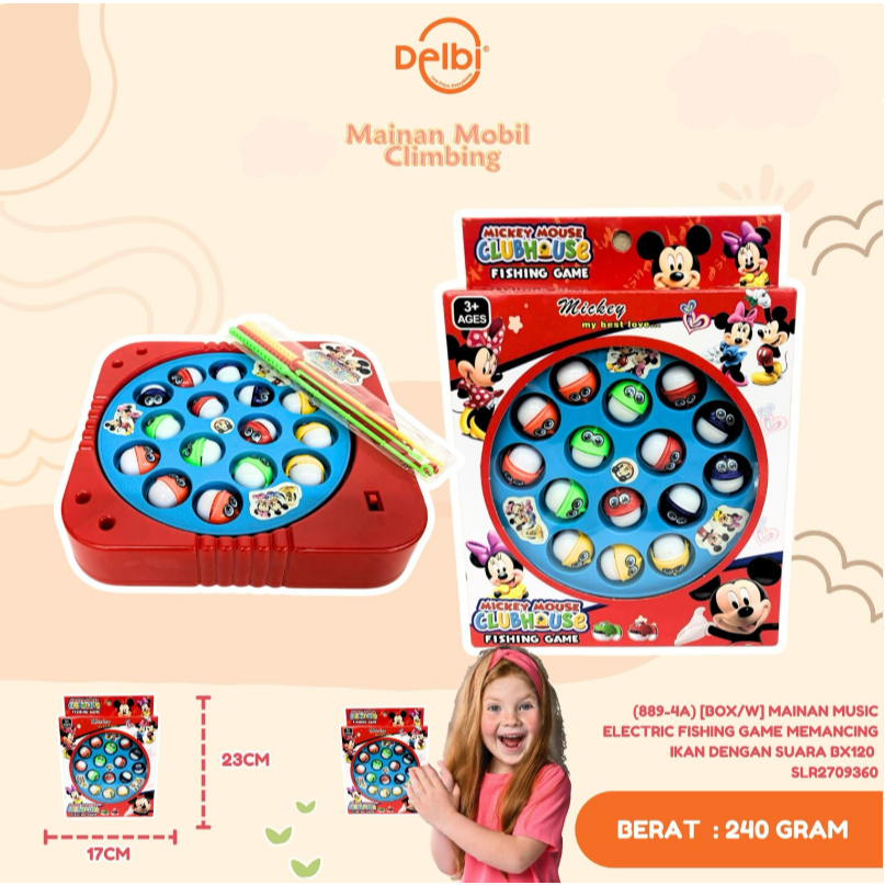 Jual Mainan Music Electric Fishing Game Memancing Ikan dengan Suara ...