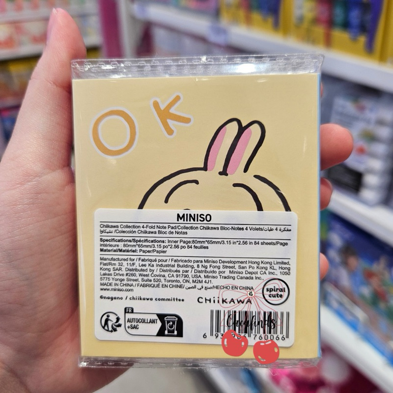 Jual MINISO x Chiikawa‼️Memopad / Sticky Notes Chiikawa Collection ...