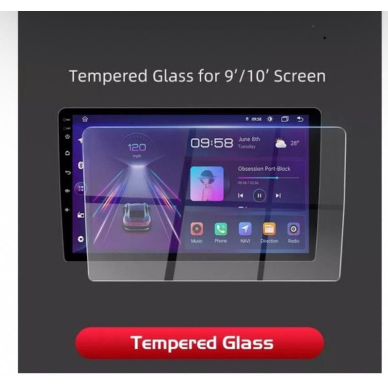 Jual Tempered Glass Head Unit Android - Anti Gores Head Unit Android ...