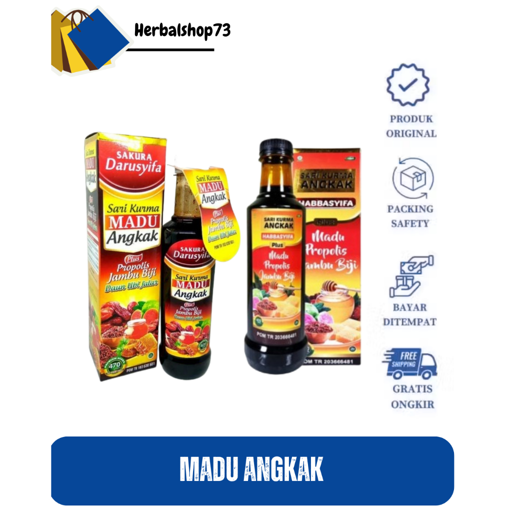 Jual Sari Kurma Madu Angkak Propolis Jambu Biji Daun Ubi Jalar Angkak ...